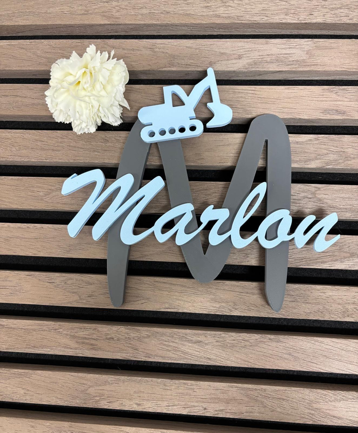 Türschild personalisiert Kinderzimmer, Namensschild mit Wunschname, 3D Druck, Kinderzimmer Türschild, Namensschild Tür, Geschenk zur Geburt