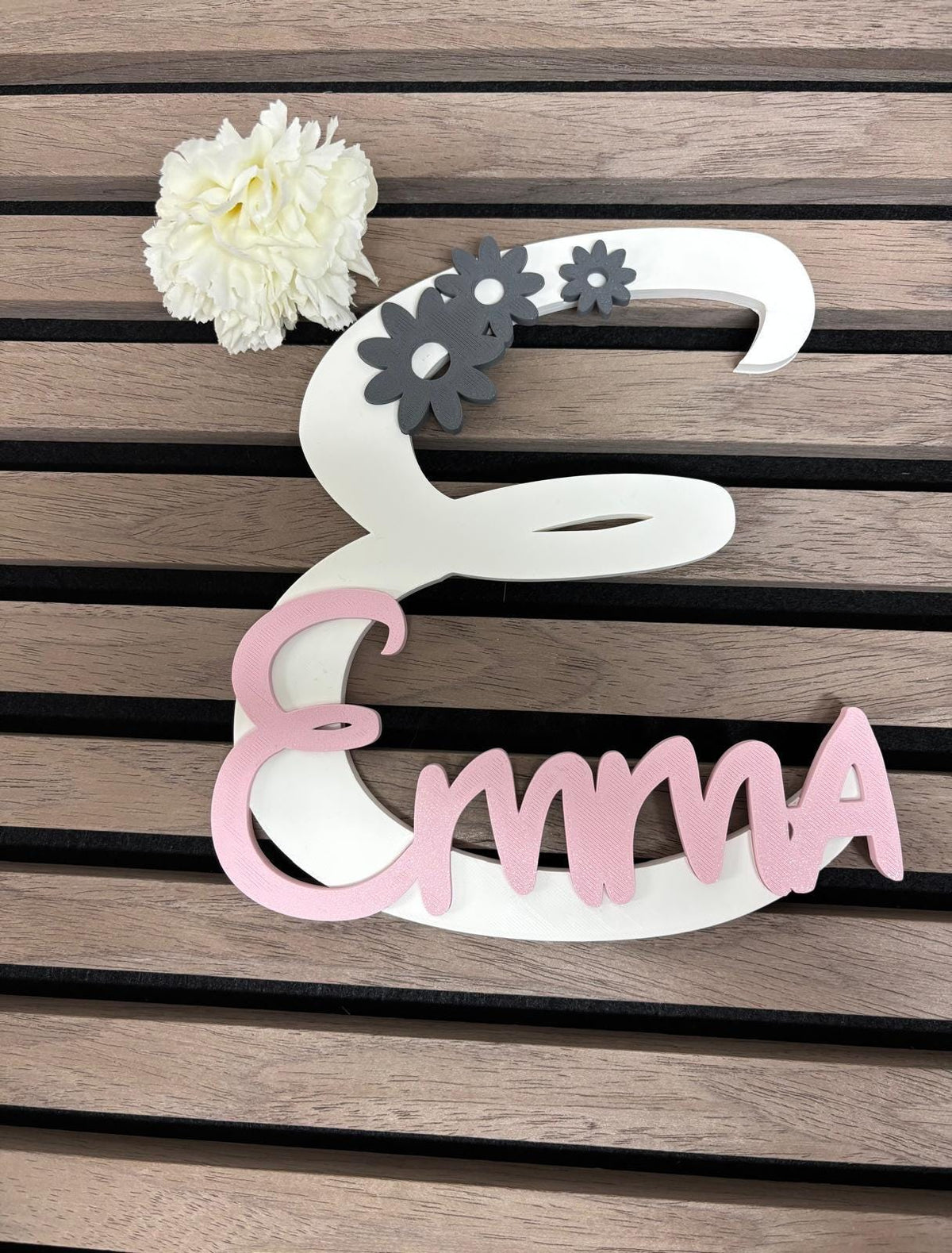 Türschild personalisiert Kinderzimmer, Namensschild mit Wunschname, 3D Druck, Kinderzimmer Türschild, Namensschild Tür, Geschenk zur Geburt
